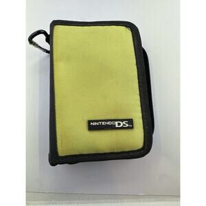 Nintendo DS Lime Green & Black Carry Travel Case Holder Game Cover Pouch OEM